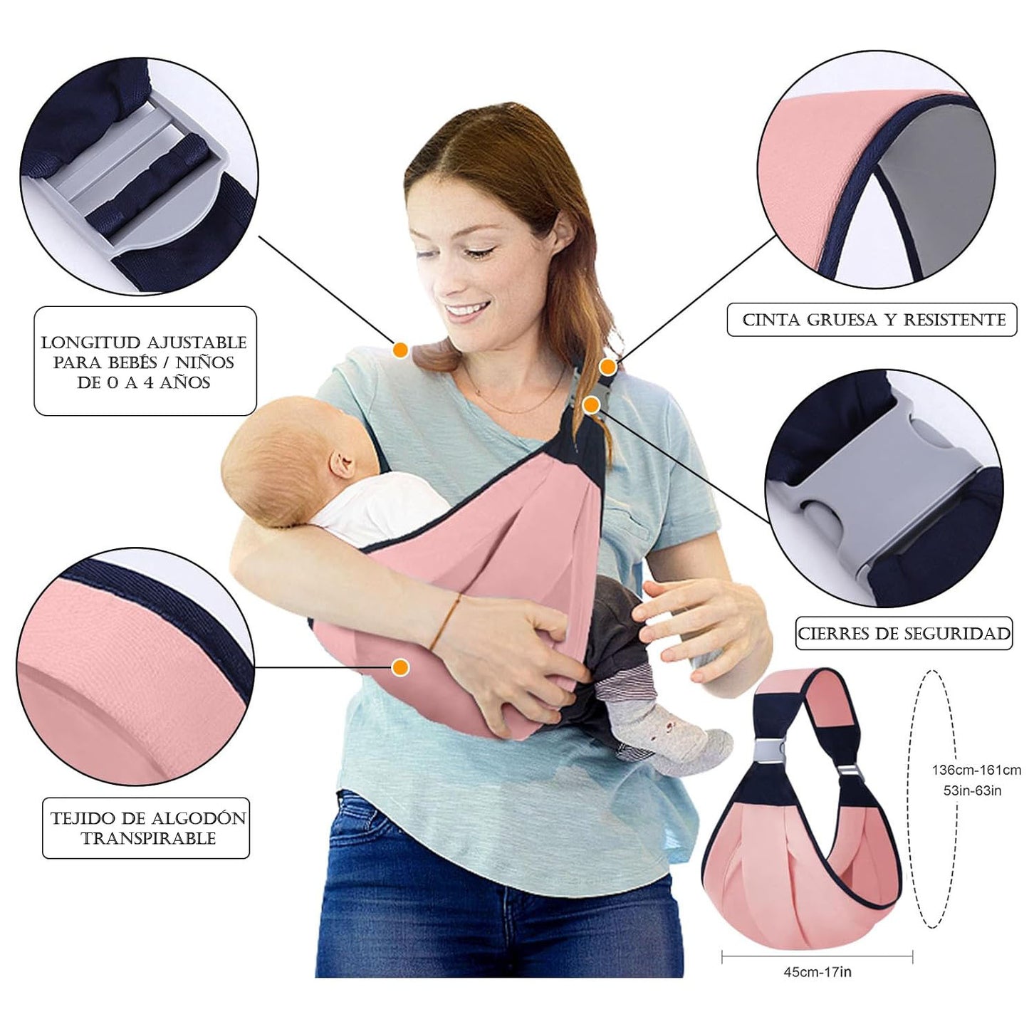 Portabebés easybaby™ + Peluche